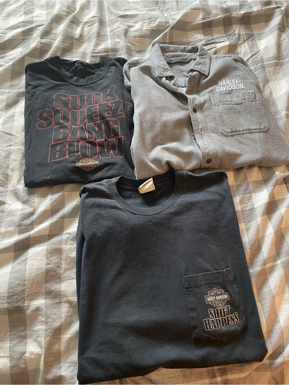 Harley-Davidson tee lot